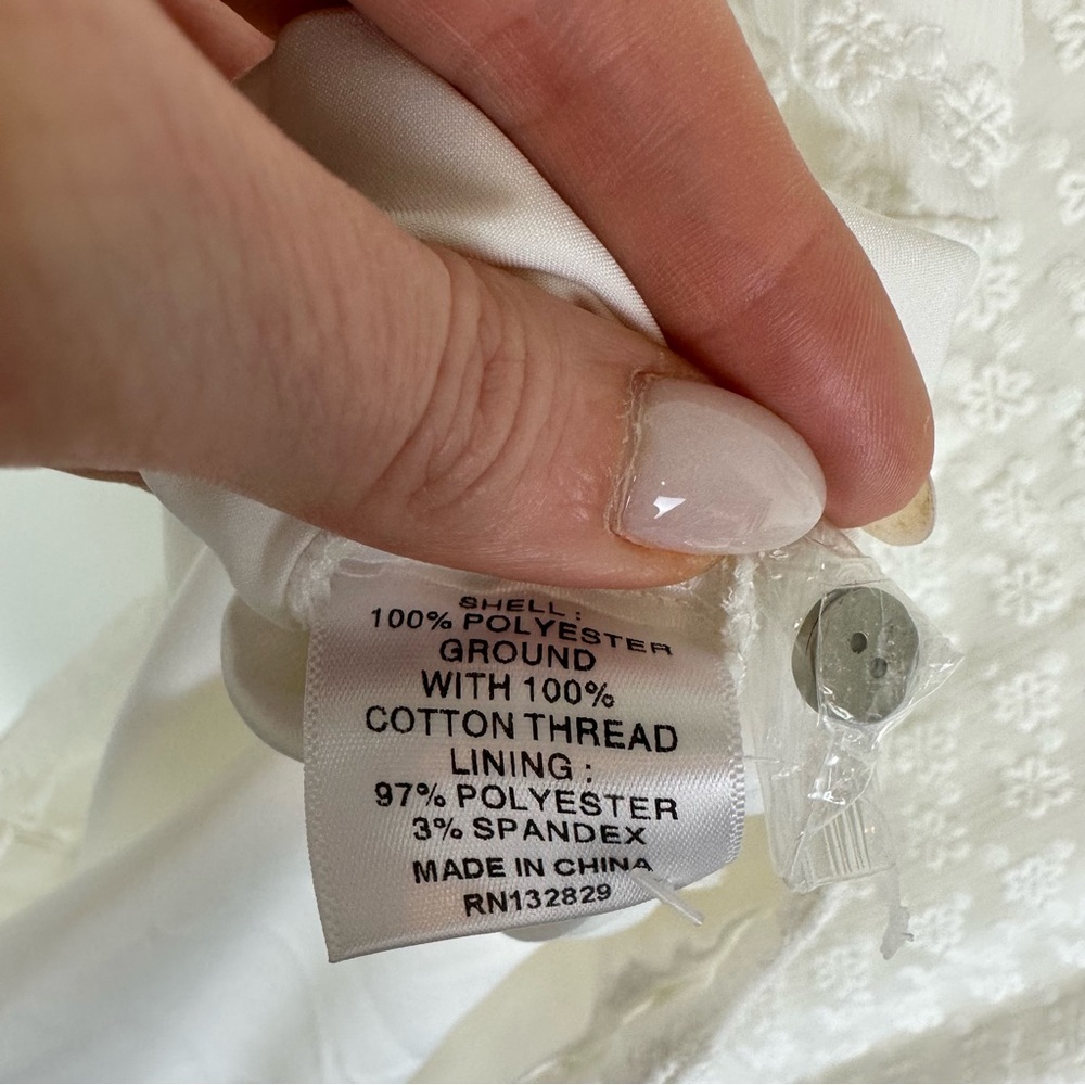 Majorelle White Eyelet Romper - Picture 9 of 10